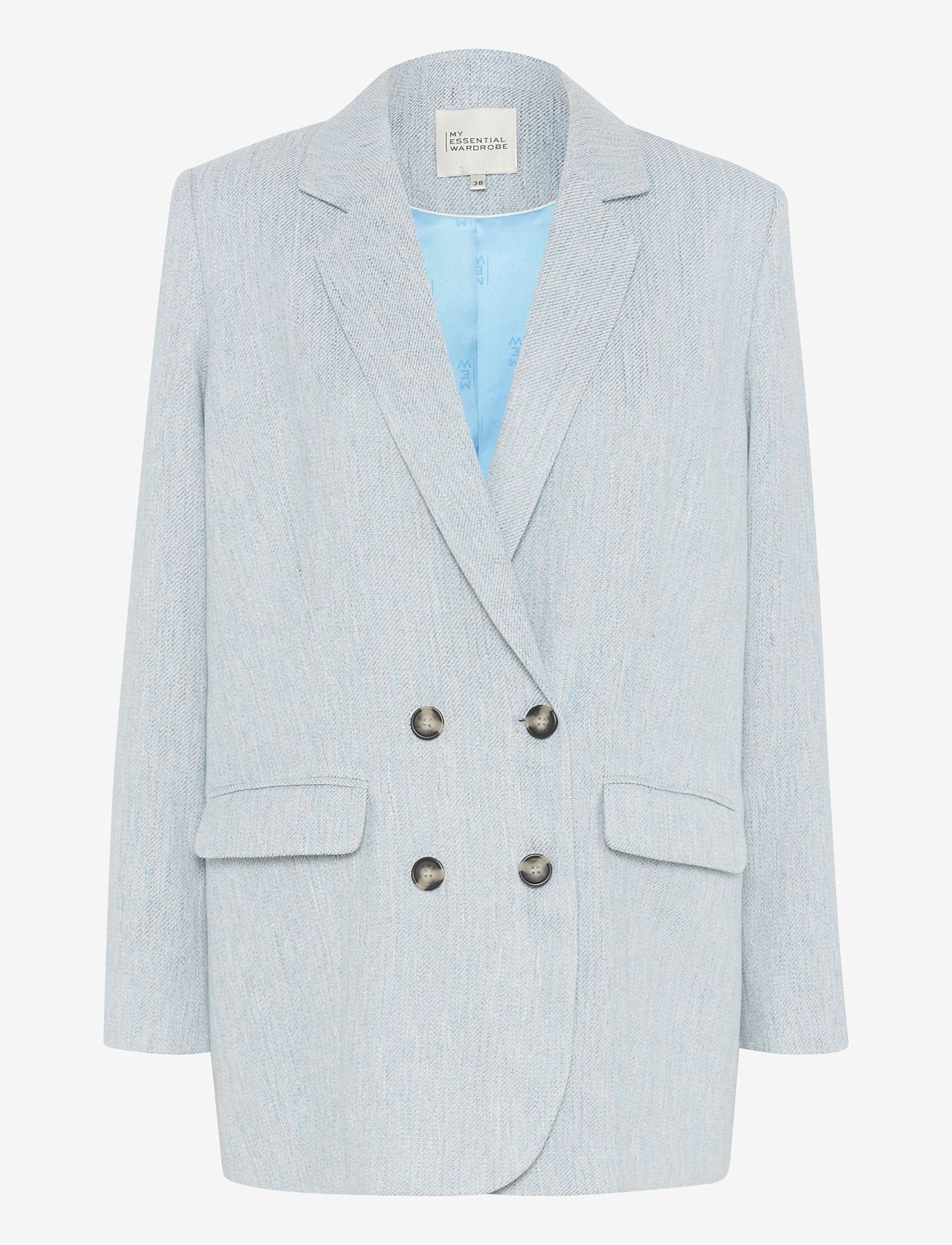 My Essential Wardrobe - ElisaMW Blazer - vakarėlių drabužiai išparduotuvių kainomis - clear sky / off white melange - 0