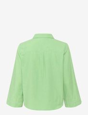 My Essential Wardrobe - ZeniaMW Shirt - langærmede skjorter - irish green melange - 1