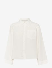 My Essential Wardrobe - ZeniaMW Shirt - langærmede skjorter - snow white - 0