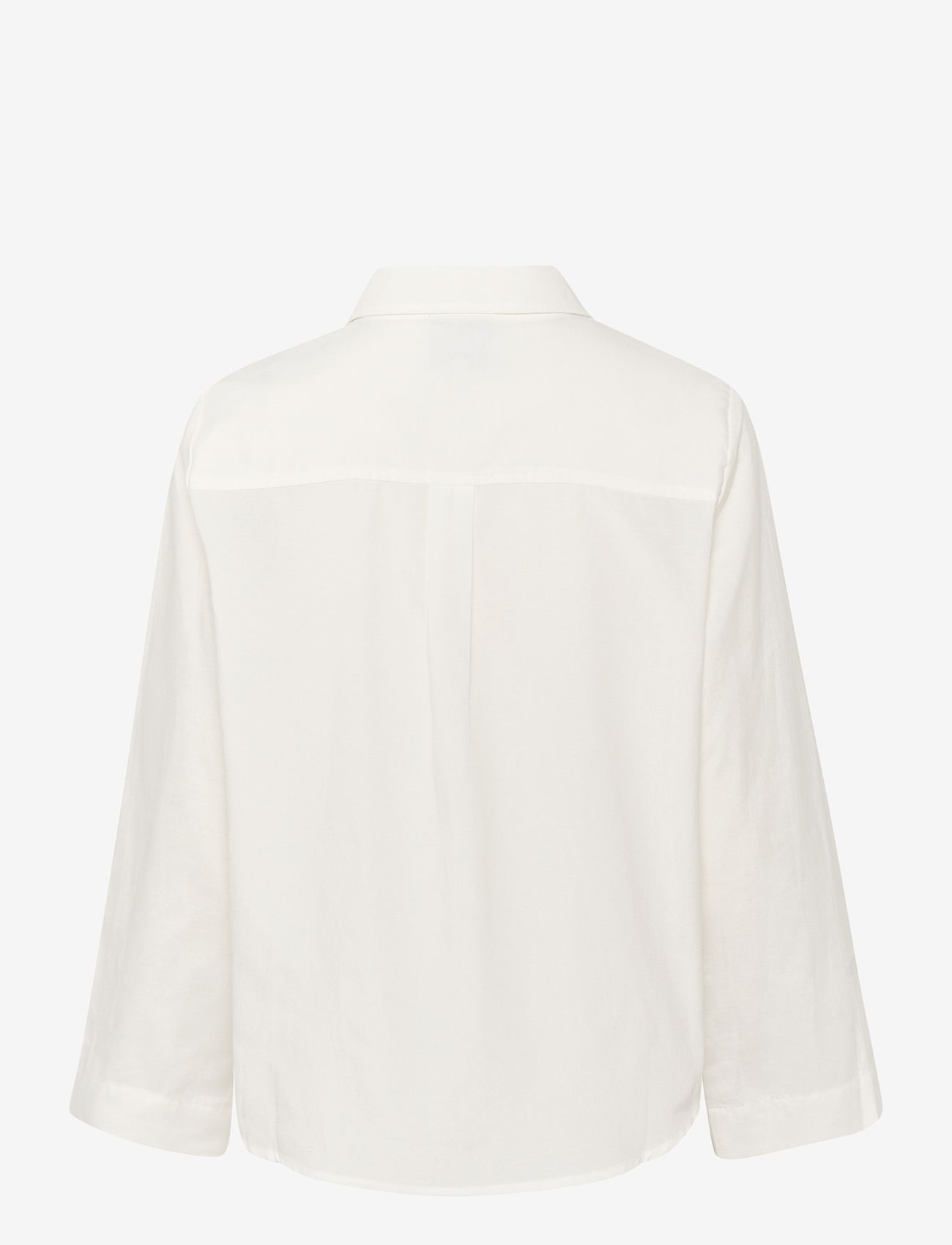 My Essential Wardrobe - ZeniaMW Shirt - long-sleeved shirts - snow white - 1