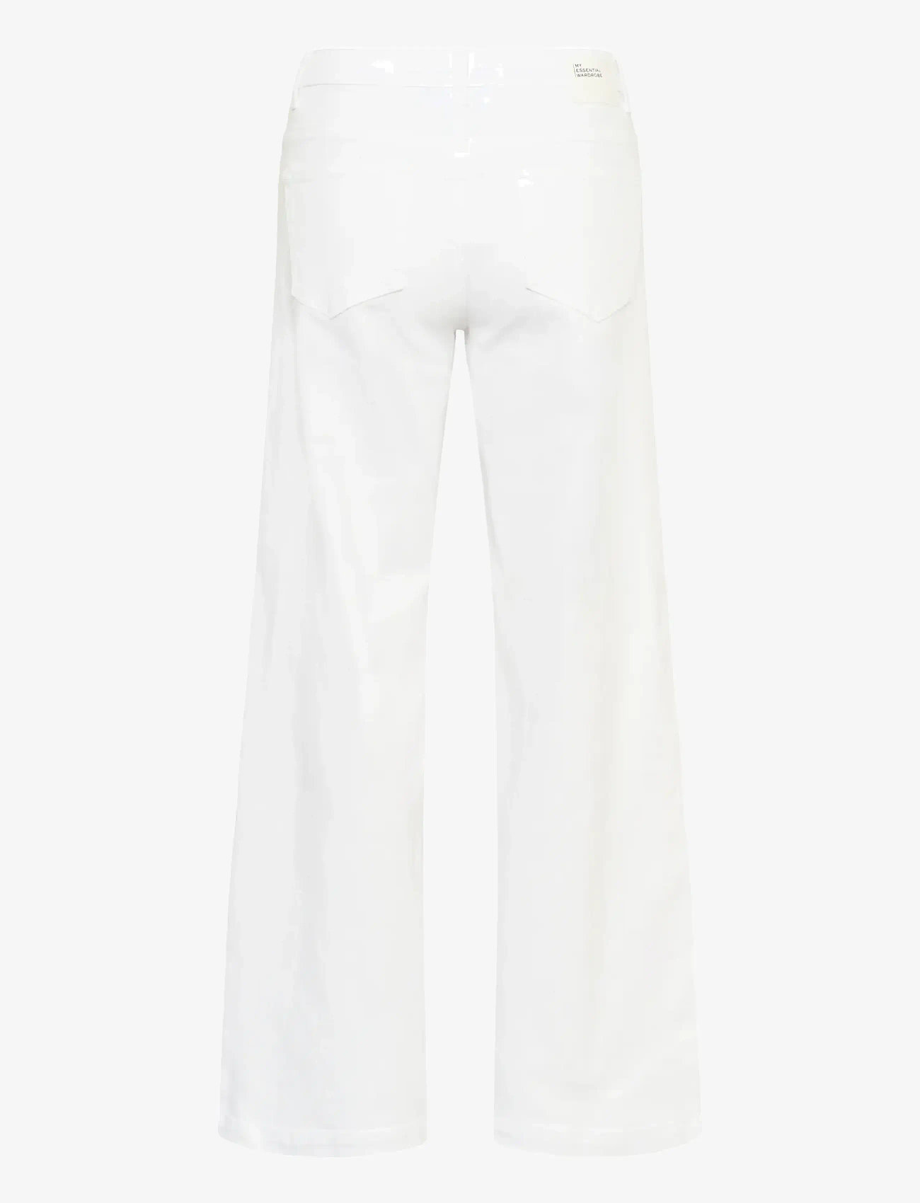 My Essential Wardrobe - LouisMW 157 High Wide Y - hosen mit weitem bein - bright white - 2
