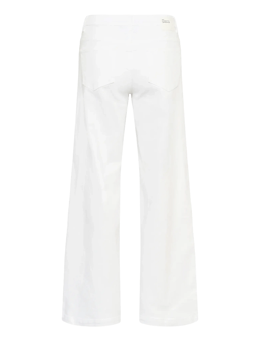 My Essential Wardrobe - LouisMW 157 High Wide - brede jeans - bright white - 2