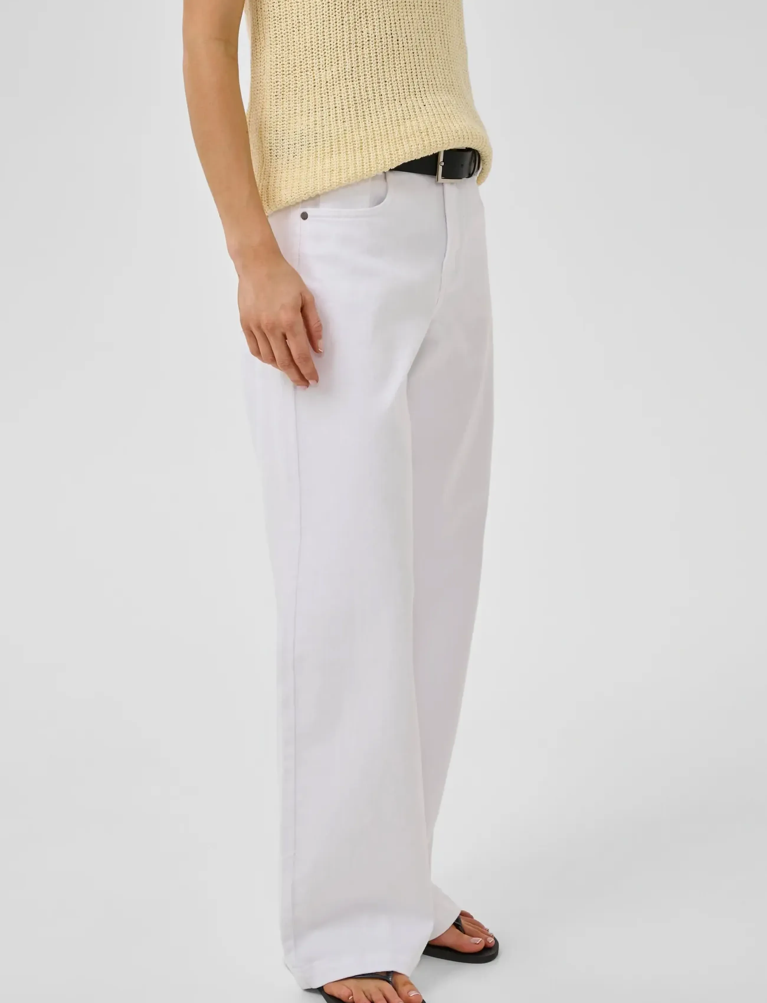 My Essential Wardrobe LouisMW 157 High Wide - My Essential Wardrobe - BRIGHT WHITE / white