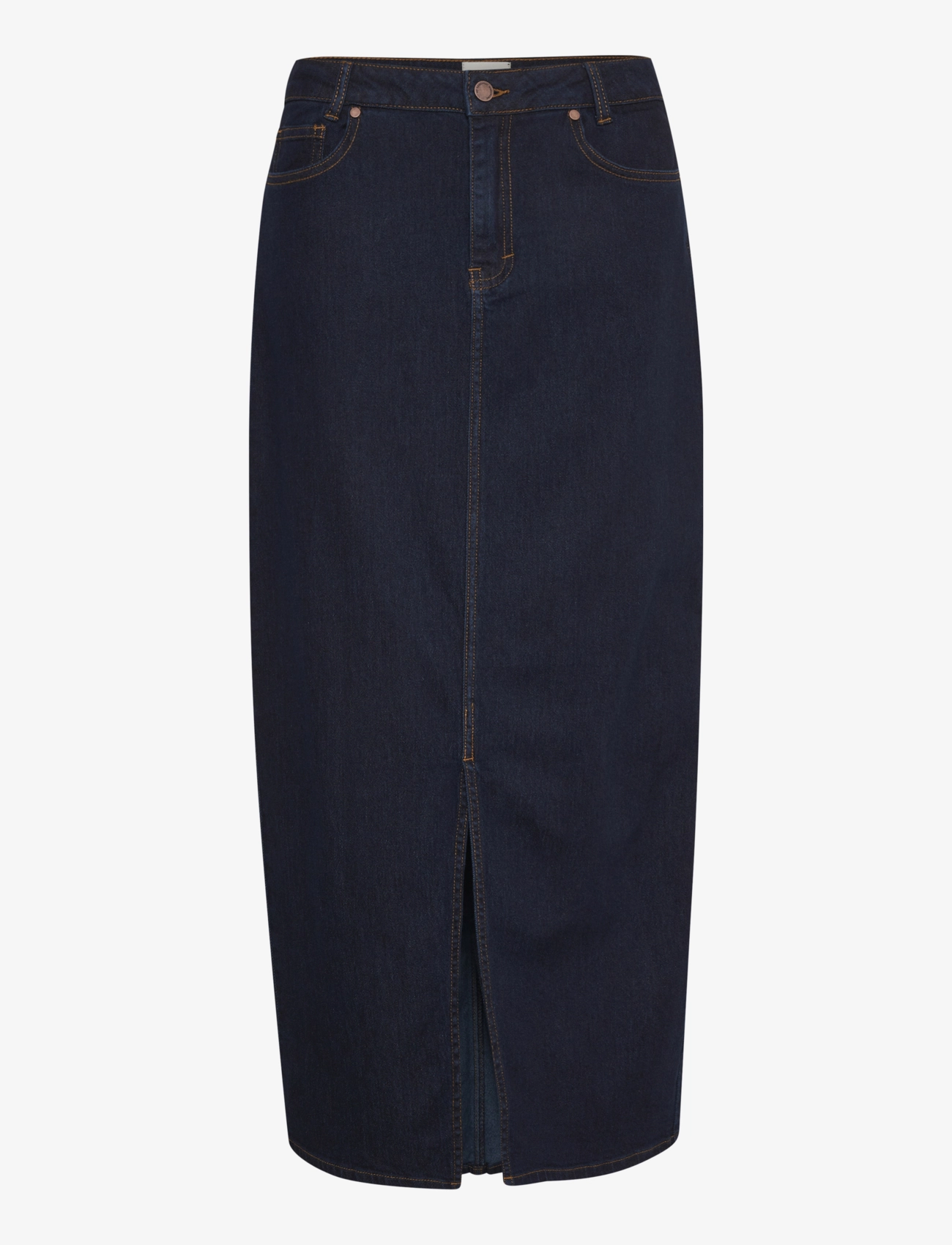 My Essential Wardrobe LaraMW 115 Skirt - Kläder - DARK BLUE UN-WASH / blue