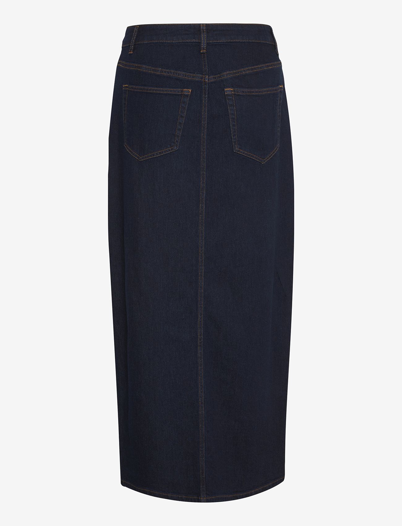 My Essential Wardrobe - LaraMW 115 Skirt - midi nederdele - dark blue un-wash - 2