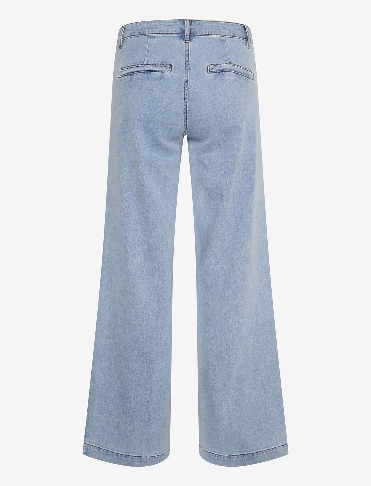 My Essential Wardrobe - LaraMW 115 Wide Pant - spodnie szerokie - light blue wash - 1