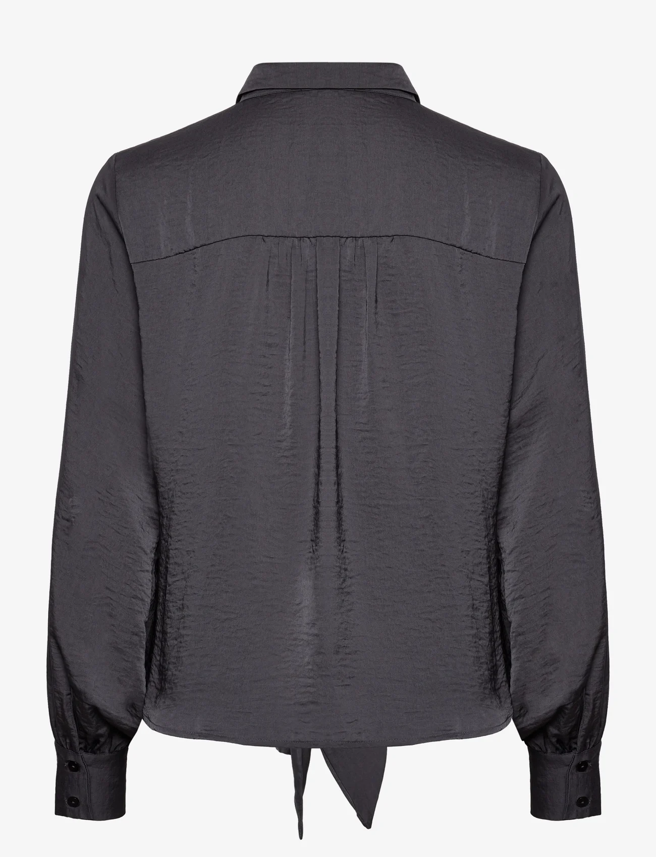My Essential Wardrobe - AlbaMW Blouse - langærmede bluser - iron grey - 1