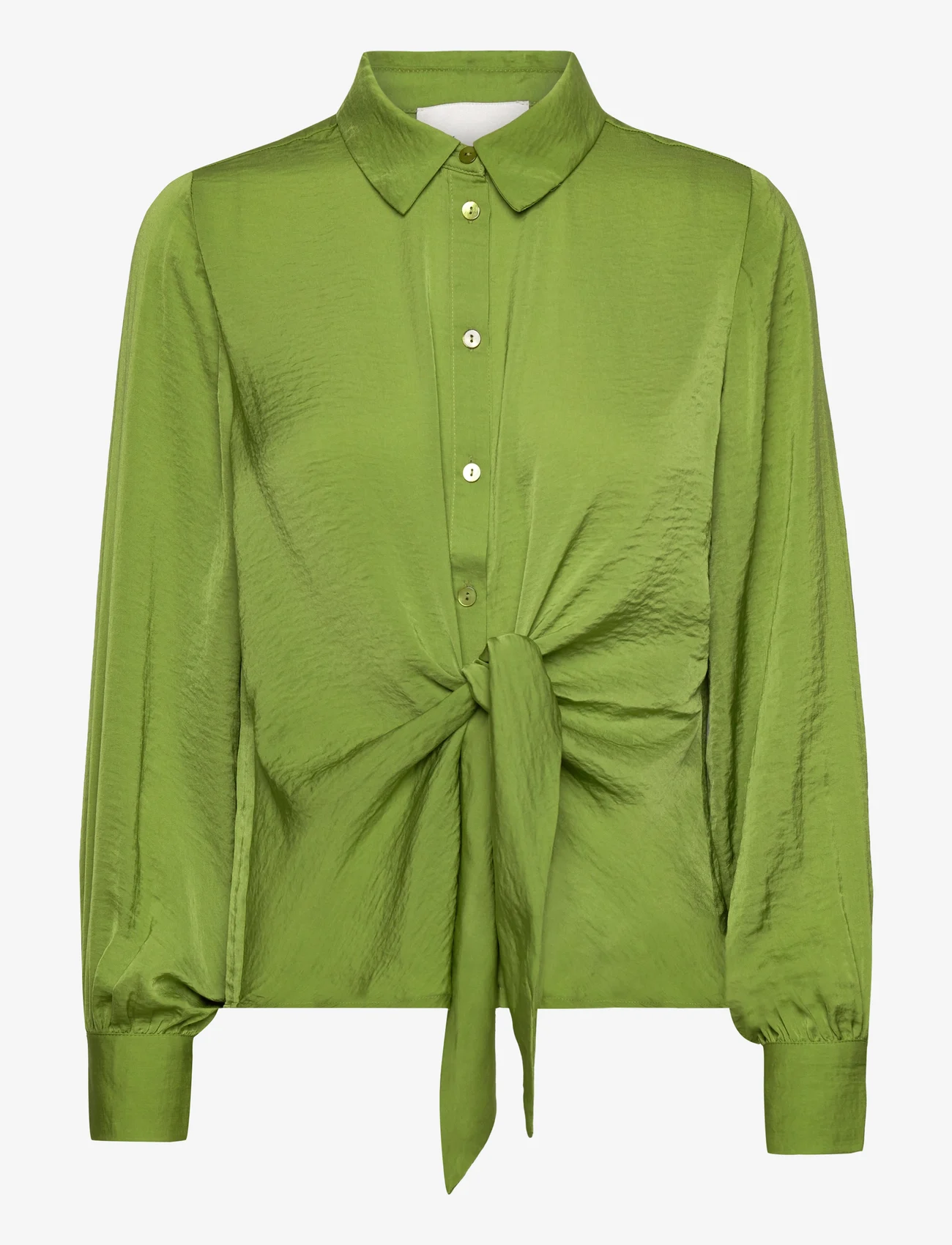 My Essential Wardrobe - AlbaMW Blouse - pitkähihaiset puserot - kelp forest green - 0