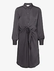 My Essential Wardrobe - AlbaMW Dress - skjortekjoler - iron grey - 0