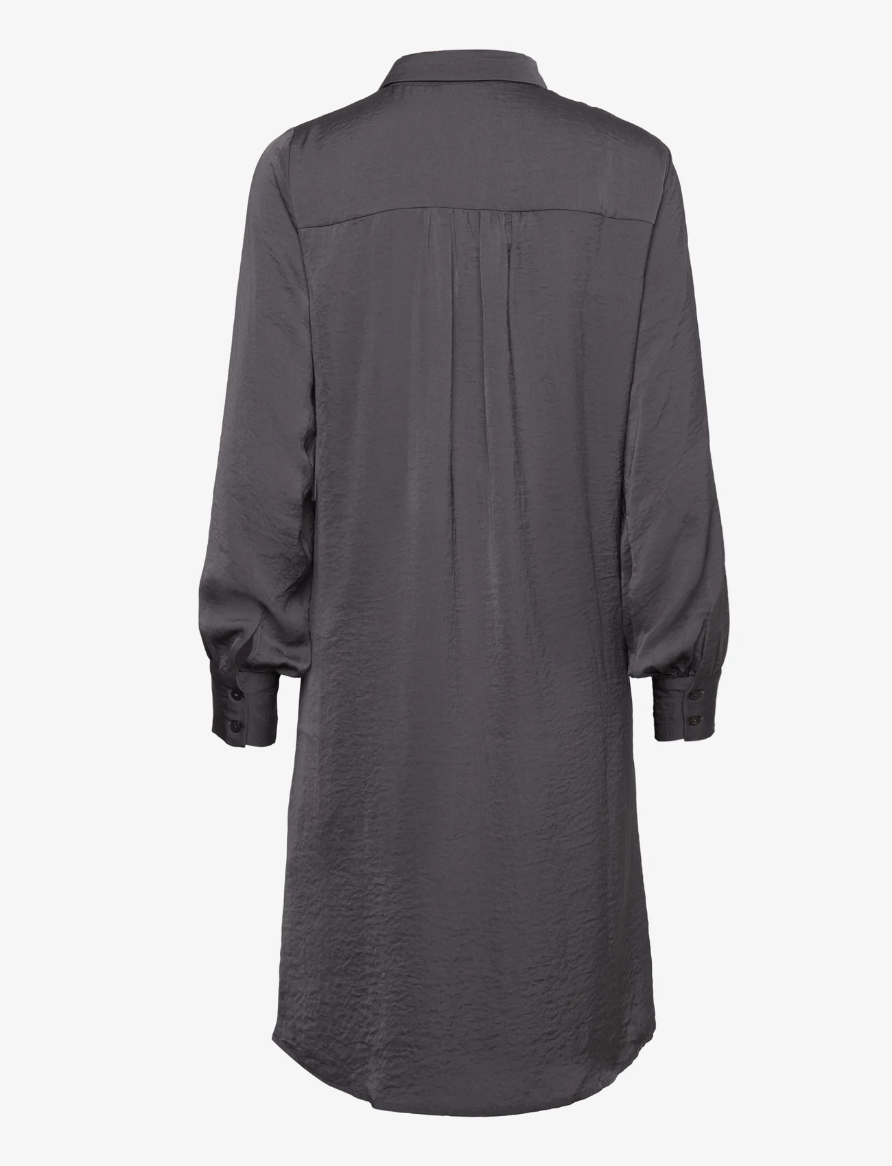 My Essential Wardrobe - AlbaMW Dress - skjortekjoler - iron grey - 1