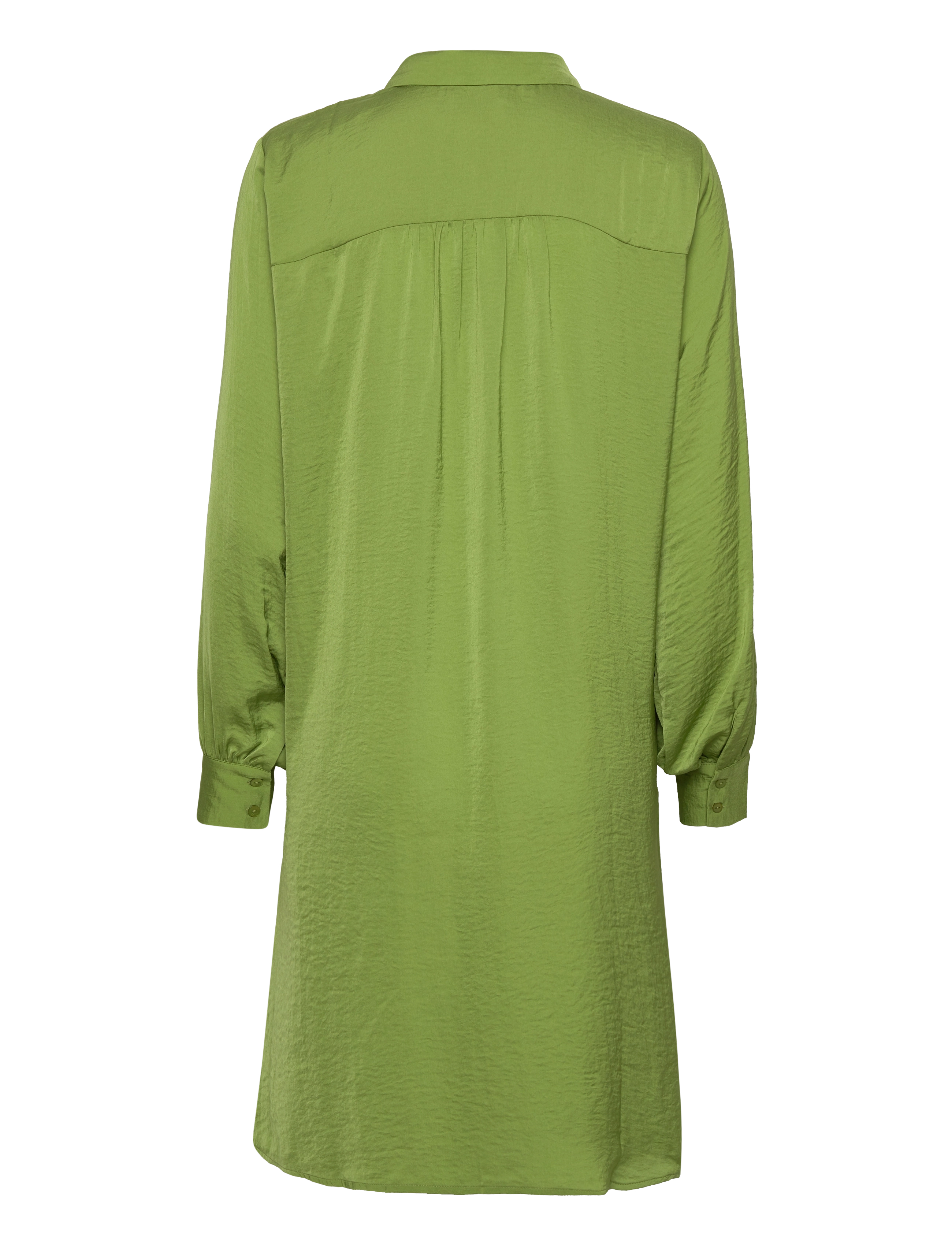 My Essential Wardrobe - AlbaMW Dress - skjortekjoler - kelp forest green - 1