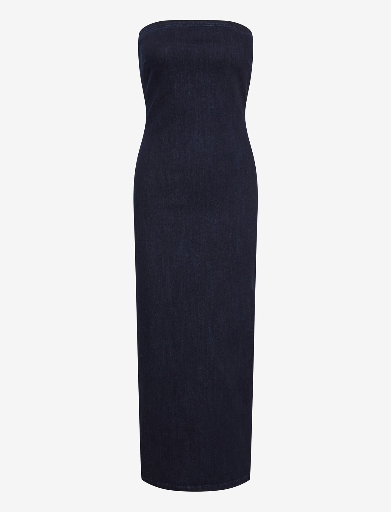 My Essential Wardrobe - AyoMW 158 Denim Dress - midi kjoler - dark blue un-wash - 0