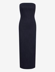 My Essential Wardrobe - AyoMW 158 Denim Dress - midi kjoler - dark blue un-wash - 0