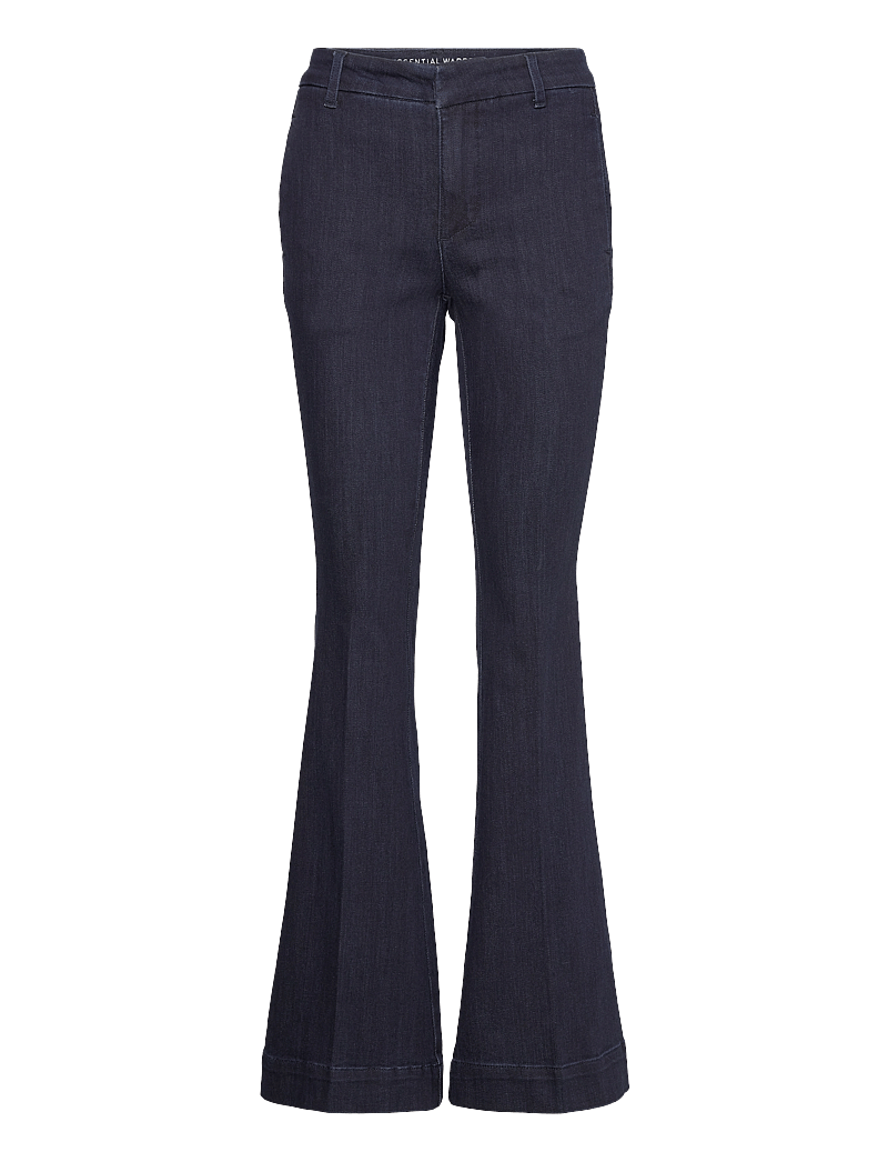 My Essential Wardrobe - AyoMW 158 High Bootcut Y - alt eriti laia säärega teksad - dark blue un-wash - 1