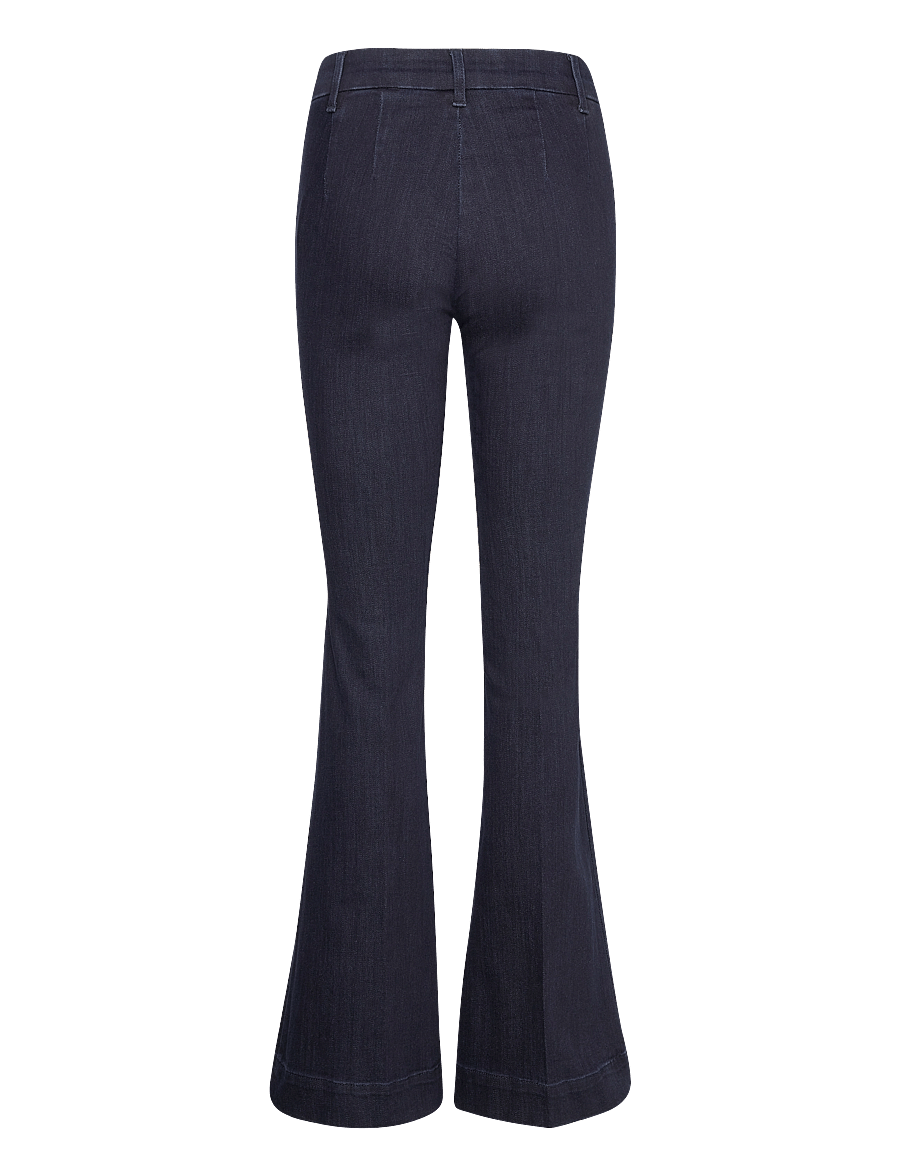 My Essential Wardrobe - AyoMW 158 High Bootcut Y - schlaghosen - dark blue un-wash - 2