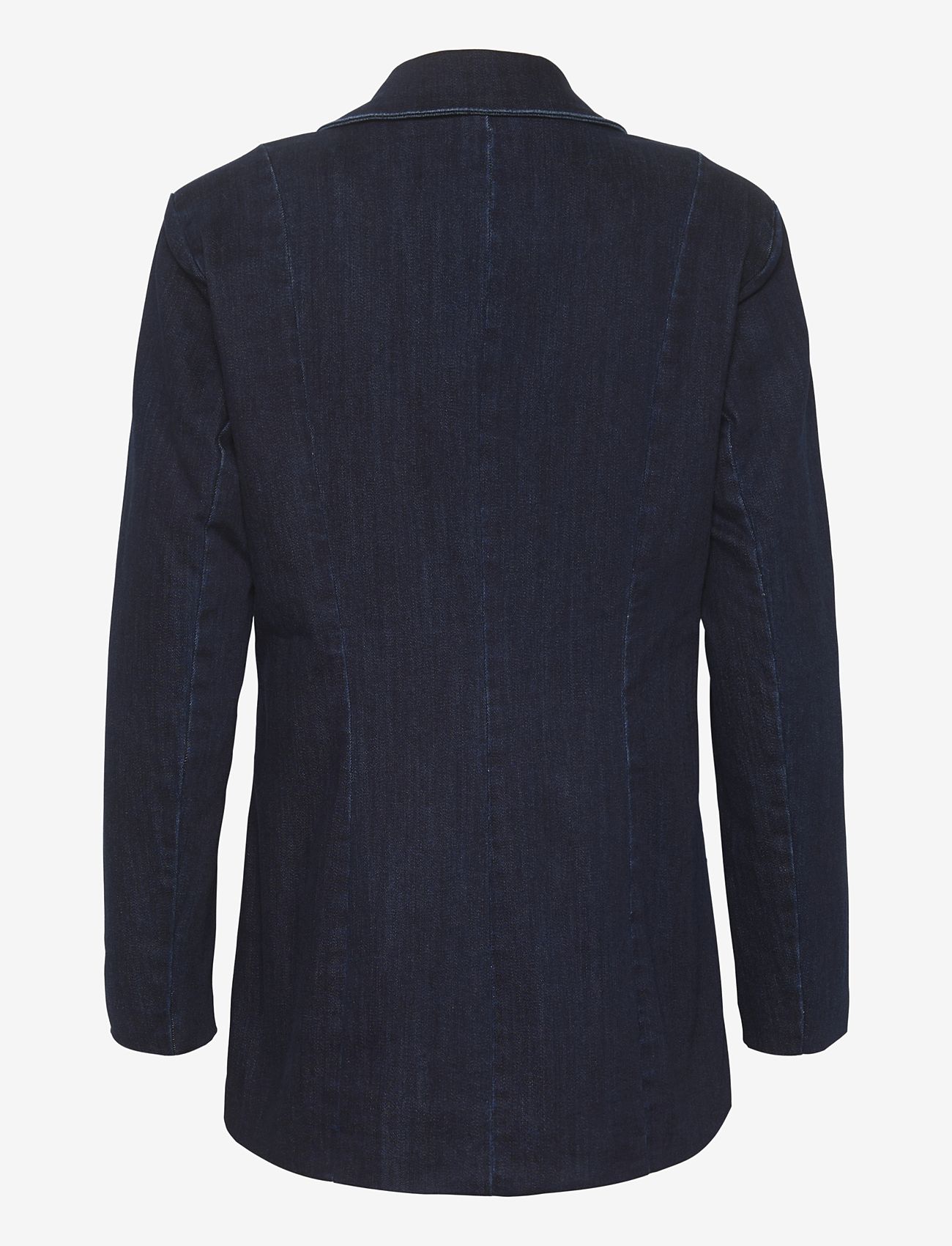 My Essential Wardrobe - AyoMW 158 Shaped Blazer - festklær til outlet-priser - dark blue un-wash - 1