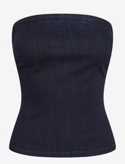 My Essential Wardrobe - AyoMW 158 Denim Top - sleeveless blouses - dark blue un-wash - 0