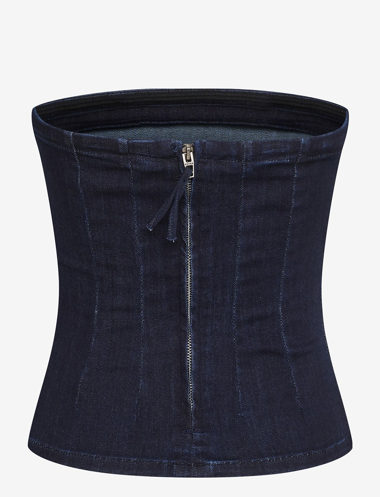 My Essential Wardrobe - AyoMW 158 Denim Top - ermeløse bluser - dark blue un-wash - 1
