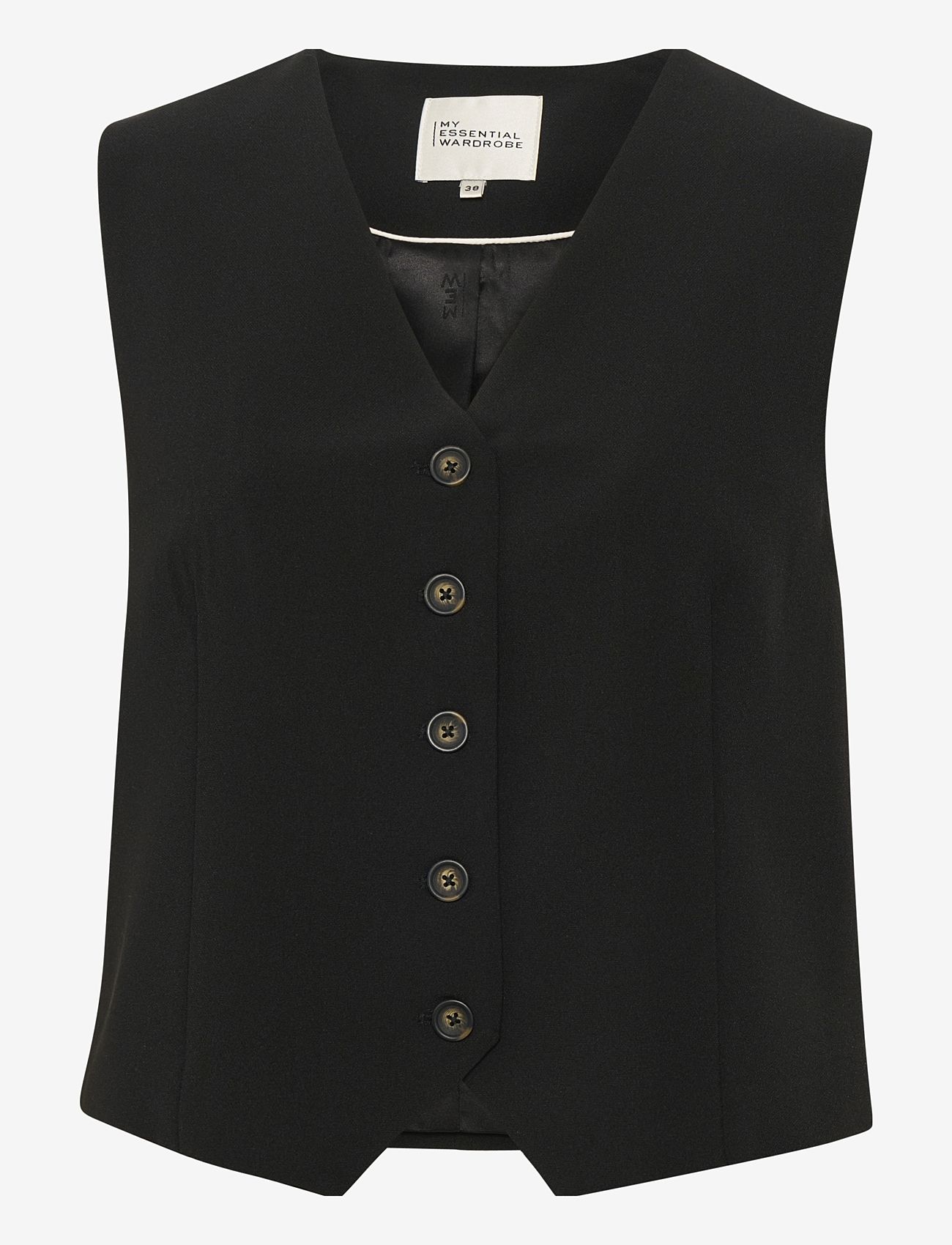 My Essential Wardrobe - YolaMW Vest - festtøj til outletpriser - black - 0