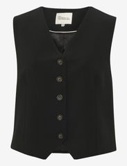 My Essential Wardrobe - YolaMW Vest - vakarėlių drabužiai išparduotuvių kainomis - black - 0