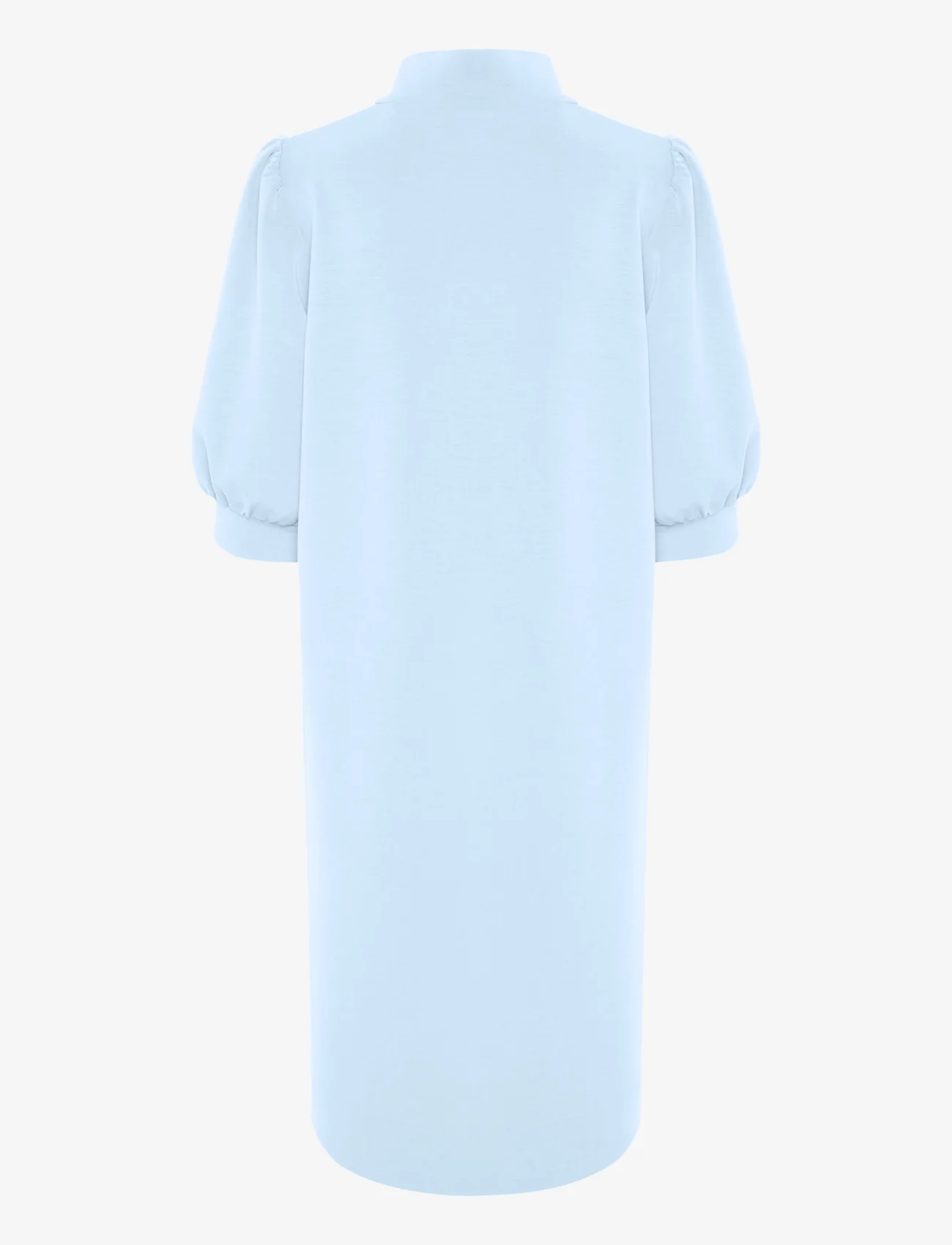 My Essential Wardrobe - ElleMW Puff Dress - sweatshirtkjoler - cashmere blue - 1