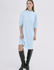My Essential Wardrobe - ElleMW Puff Dress - sweatshirtkjoler - cashmere blue - 3