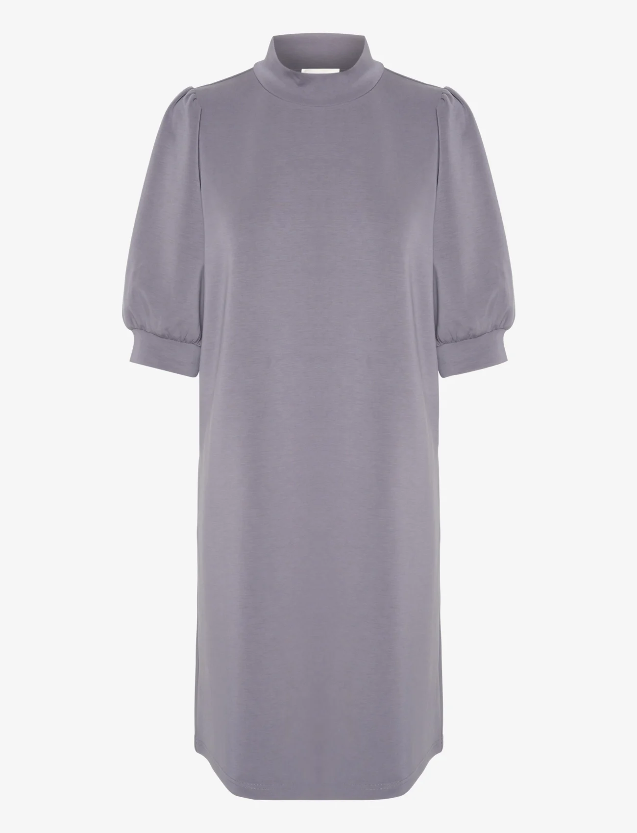 My Essential Wardrobe - ElleMW Puff Dress - midi jurken - graystone - 0
