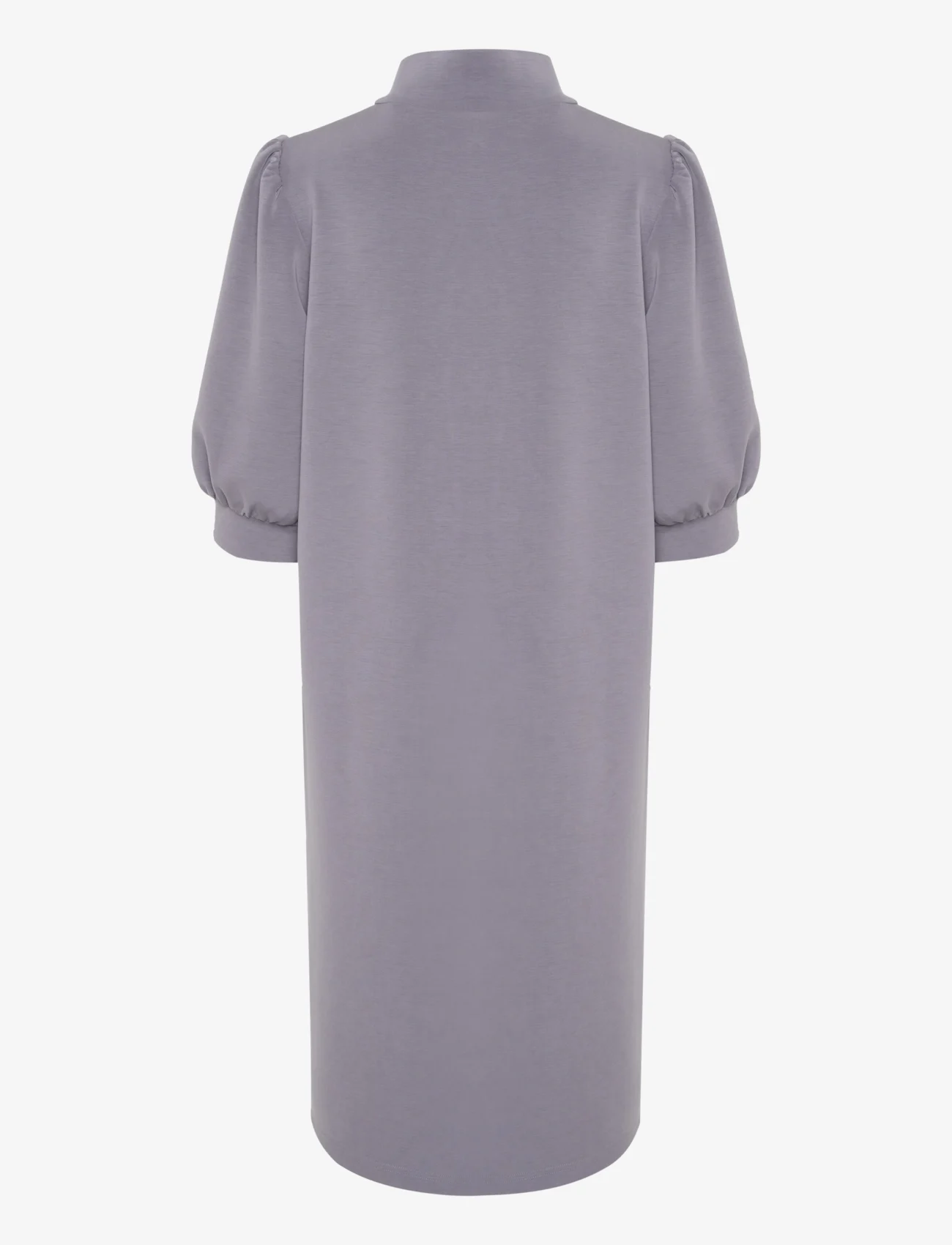 My Essential Wardrobe - ElleMW Puff Dress - midi jurken - graystone - 1