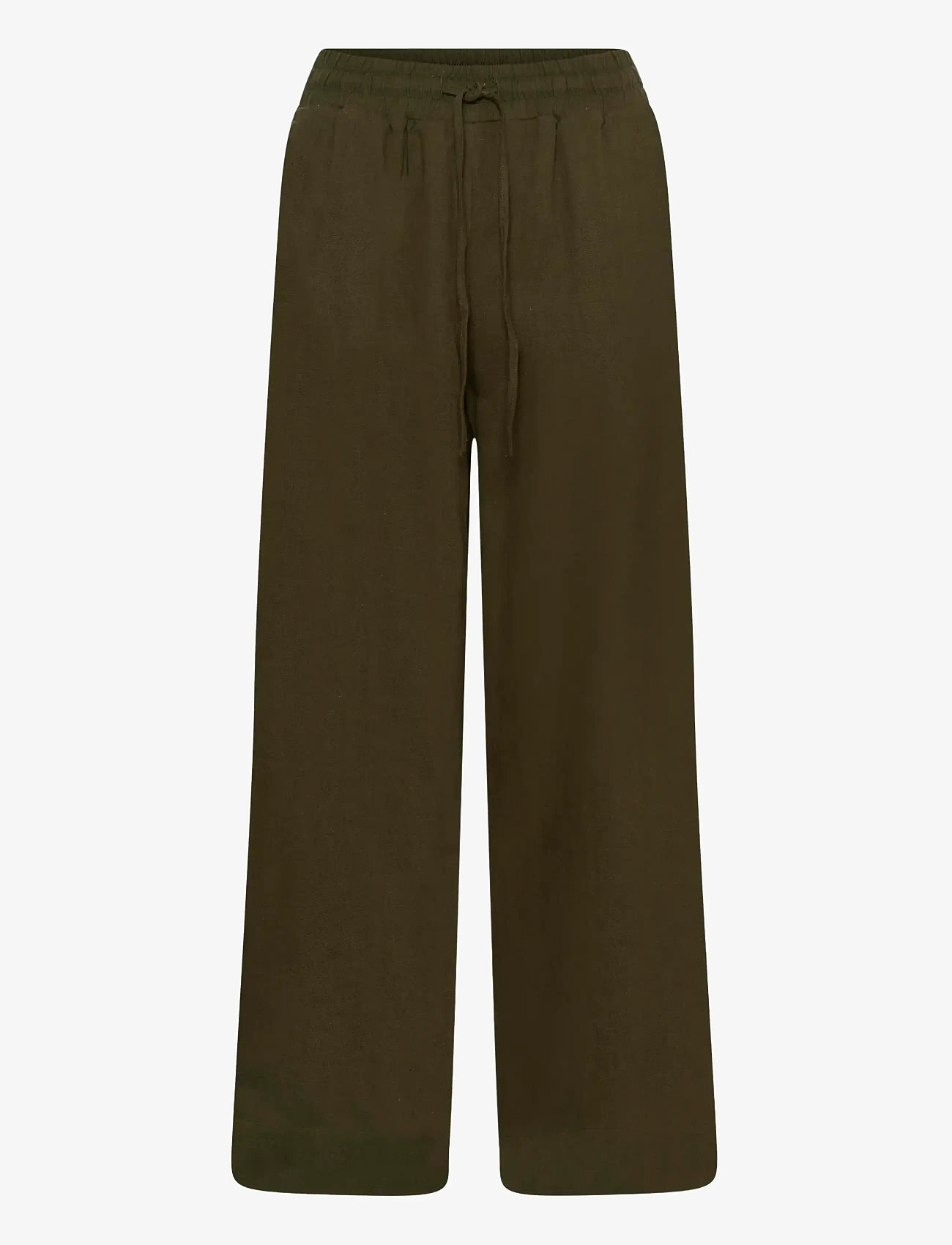 My Essential Wardrobe - DiasMW Pant - bukser med brede ben - forest night - 1
