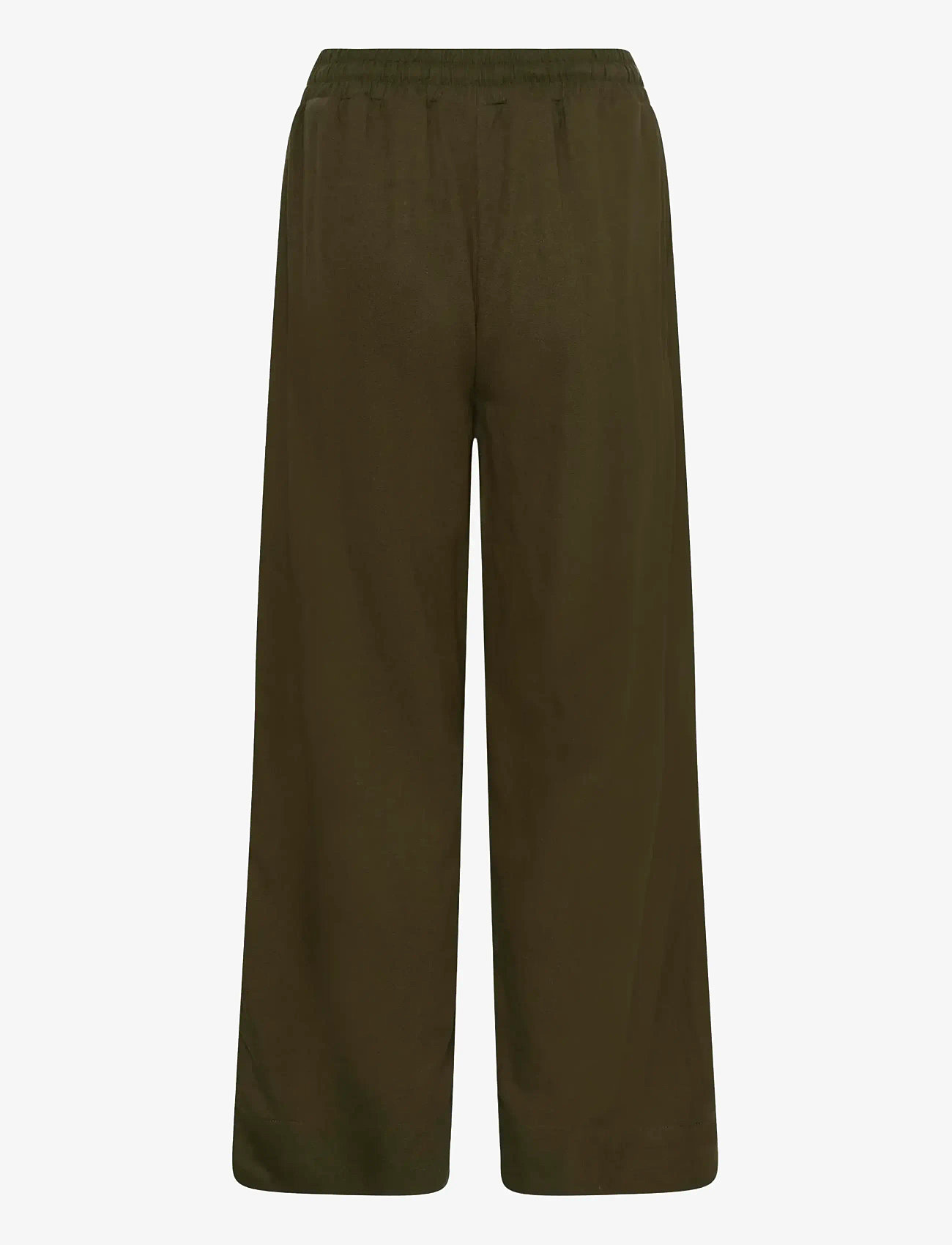 My Essential Wardrobe - DiasMW Pant - bukser med brede ben - forest night - 2
