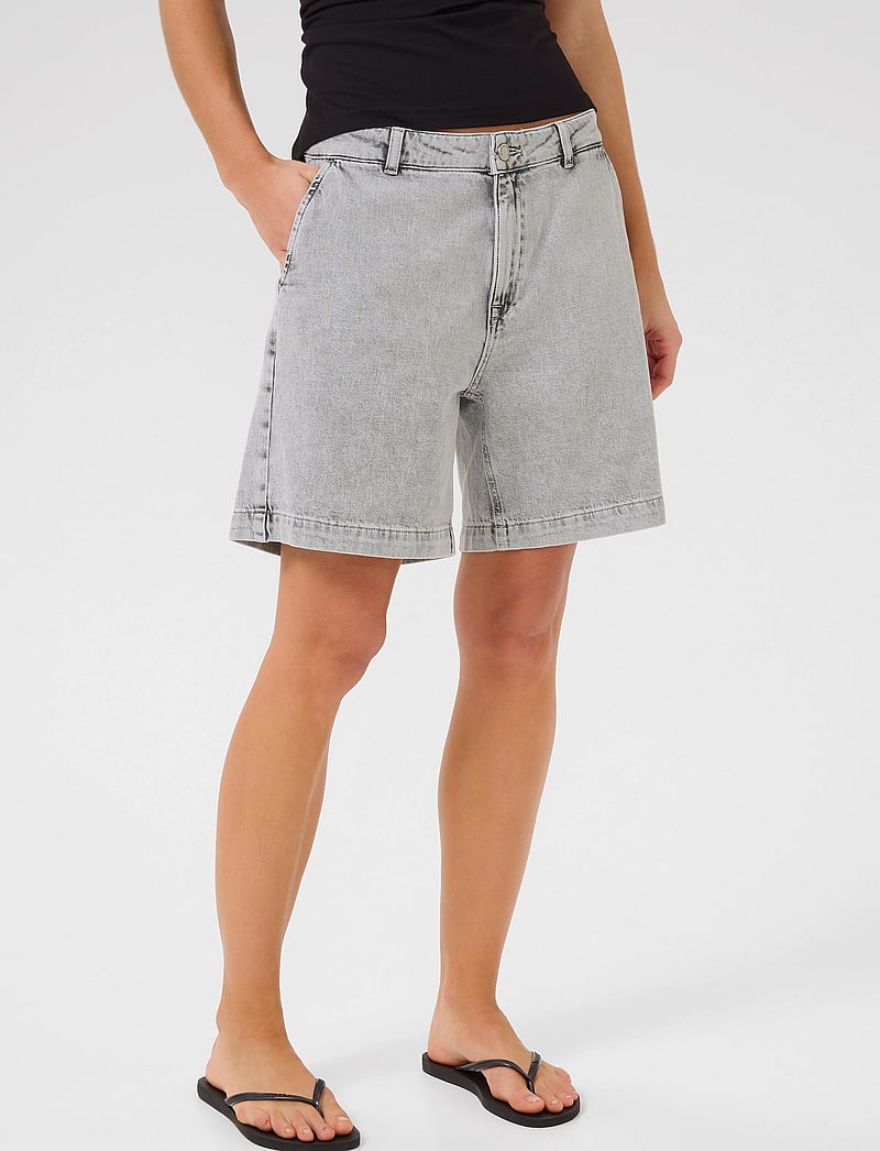 My Essential Wardrobe - MaloMW 143 Shorts - jorts - light grey wash - 0