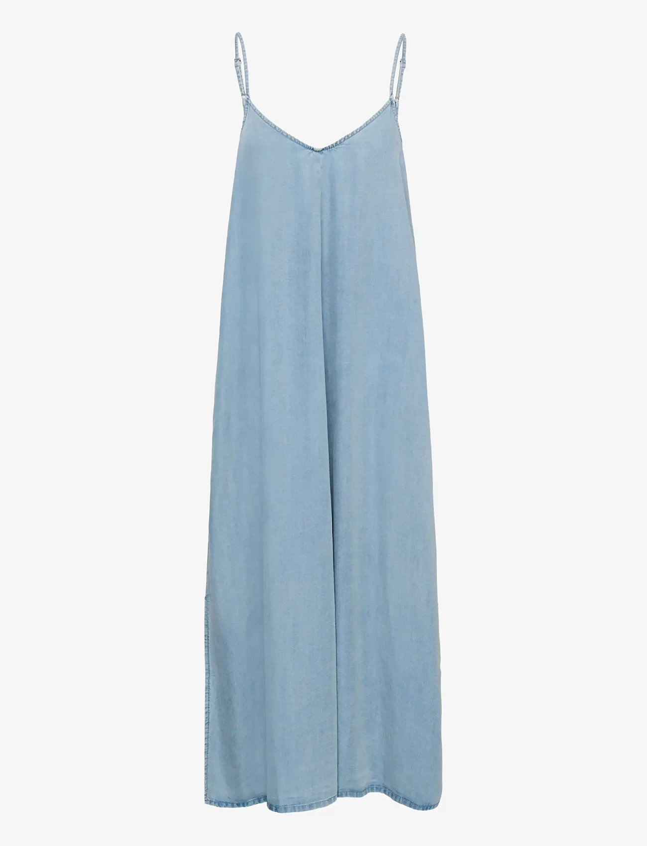 My Essential Wardrobe - NellyMW Strap Dress - maxi dresses - light blue/ blue wash - 1
