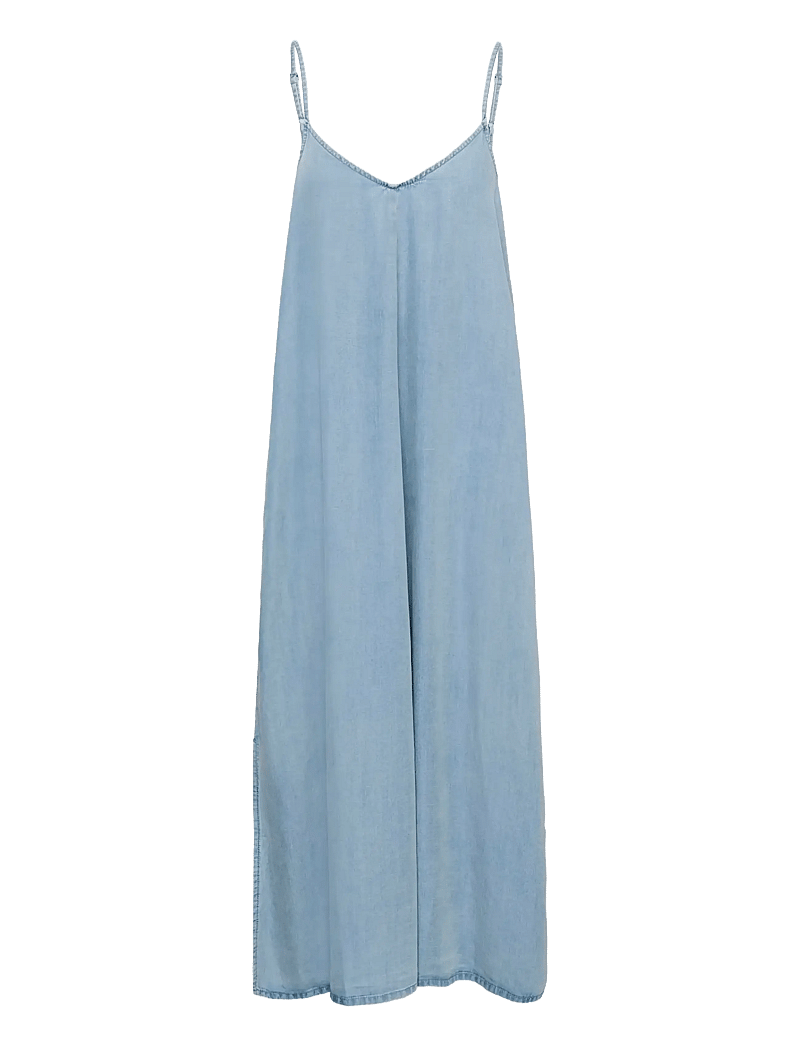 My Essential Wardrobe - NellyMW Strap Dress - maxi dresses - light blue/ blue wash - 1