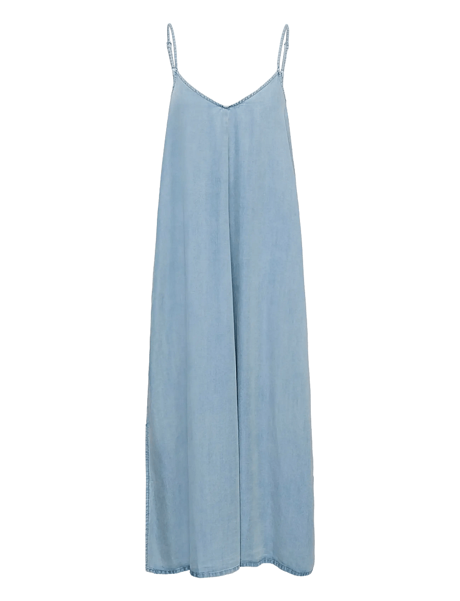 My Essential Wardrobe - NellyMW Strap Dress - light blue/ blue wash - 1