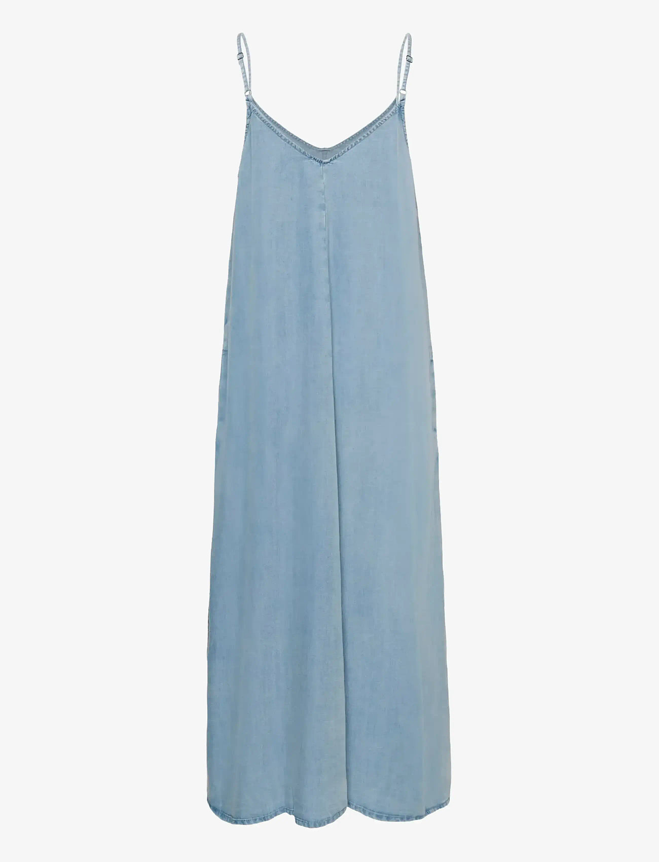 My Essential Wardrobe - NellyMW Strap Dress - maxi dresses - light blue/ blue wash - 2