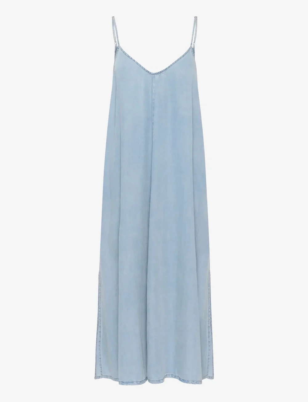 My Essential Wardrobe - NellyMW Strap Dress - maxiklänningar - light blue wash - 1