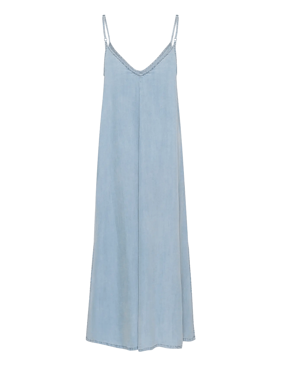 My Essential Wardrobe - NellyMW Strap Dress - maxiklänningar - light blue wash - 2