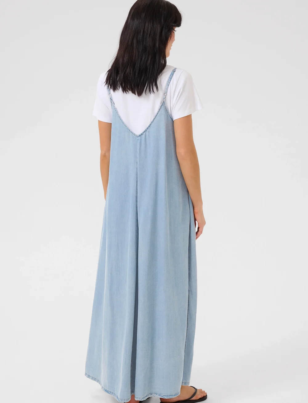 My Essential Wardrobe - NellyMW Strap Dress - maxiklänningar - light blue wash - 3