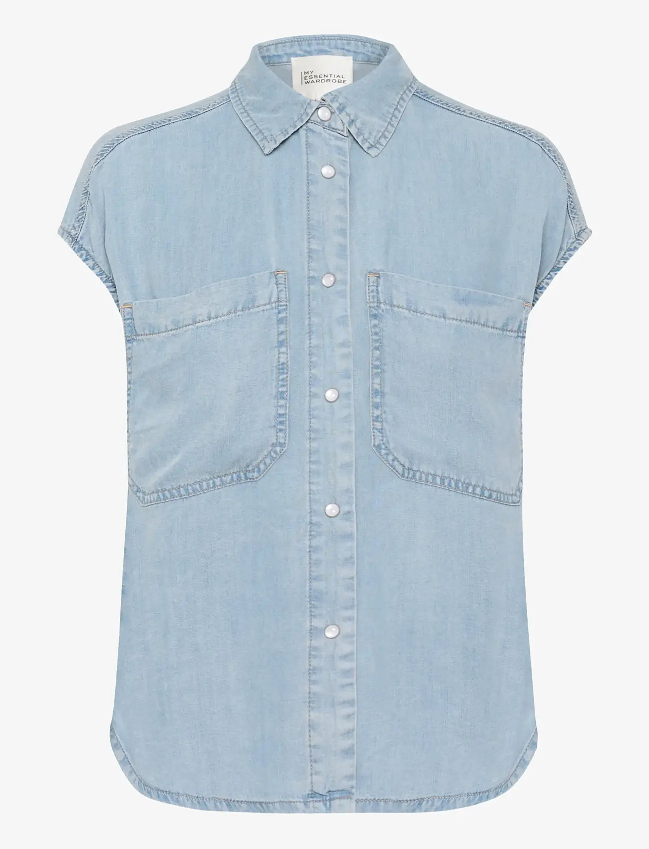 My Essential Wardrobe - NellyMW SS Shirt - chemises en jeans - light blue wash - 1