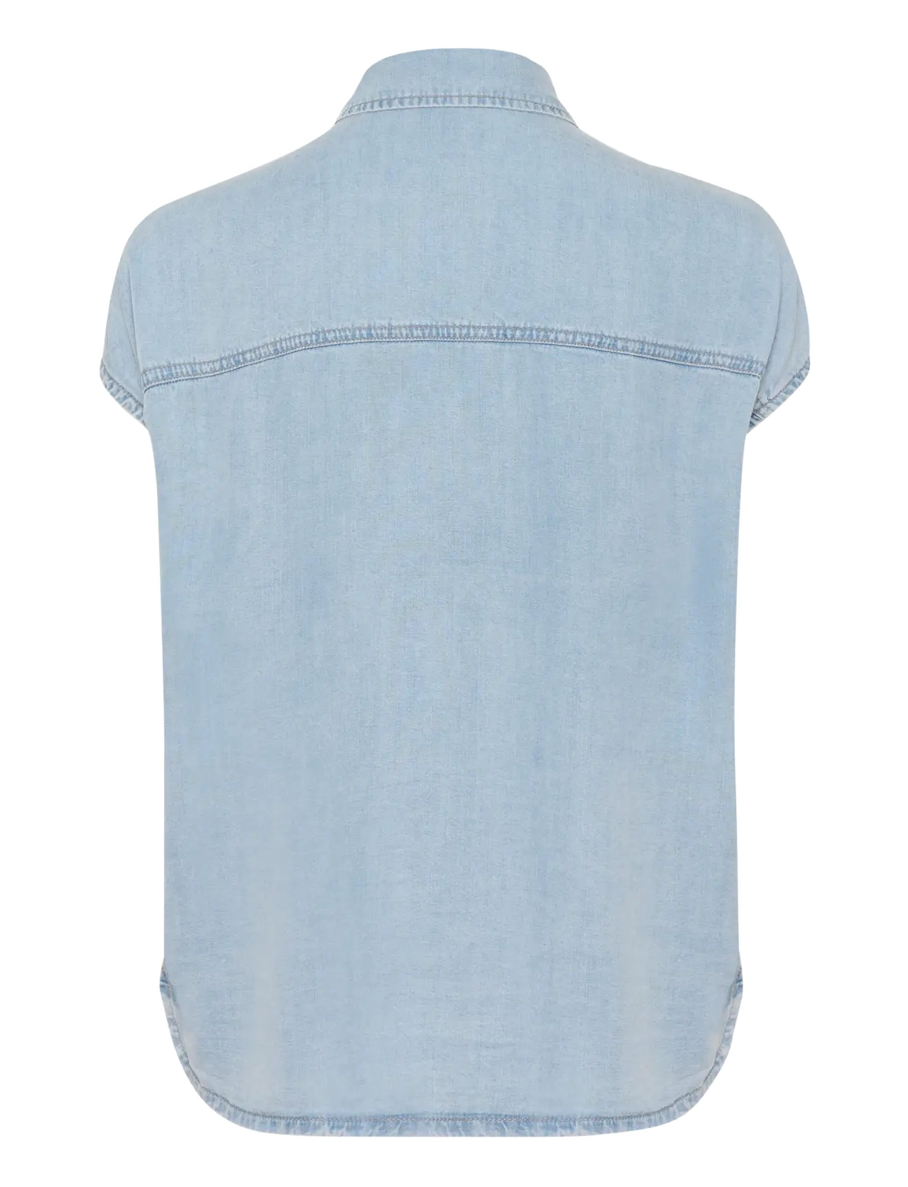 My Essential Wardrobe - NellyMW SS Shirt - light blue wash - 2