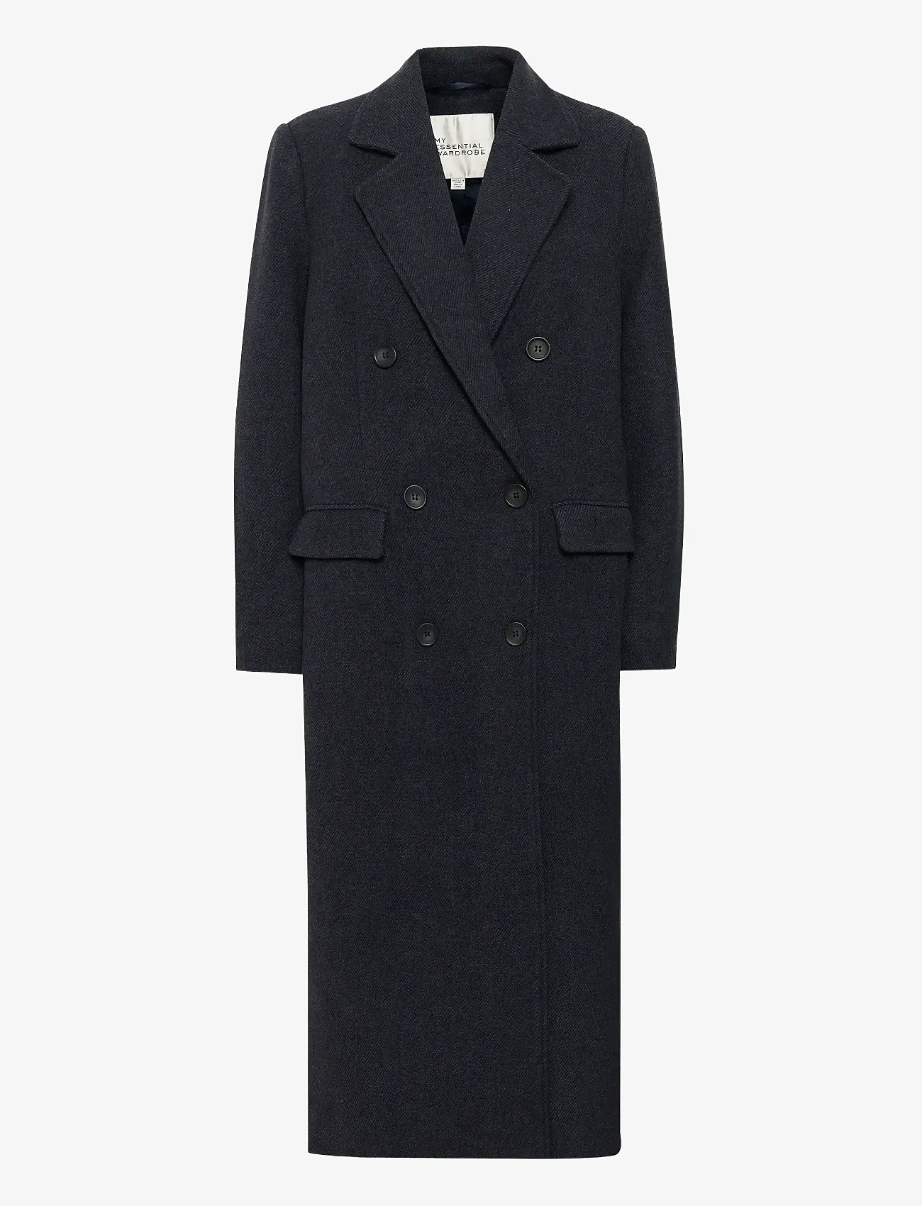 My Essential Wardrobe - FrannieMW Coat - ullkappor - after midnight melange - 1