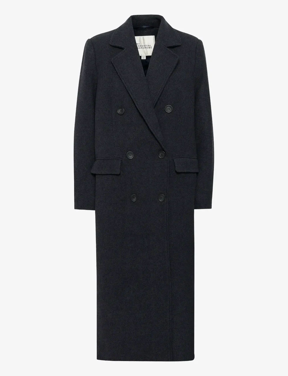 My Essential Wardrobe - FrannieMW Coat - uldfrakker - after midnight melange - 1