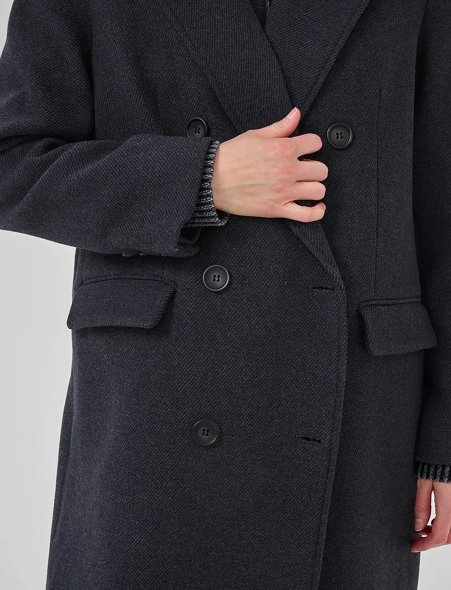 My Essential Wardrobe - FrannieMW Coat - winterjacken - after midnight melange - 5