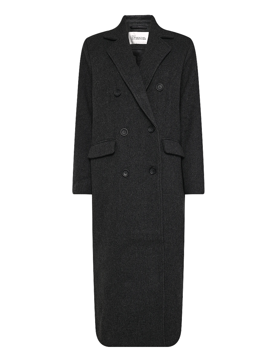 My Essential Wardrobe - FrannieMW Coat - vinterjakker - dark grey melange - 0
