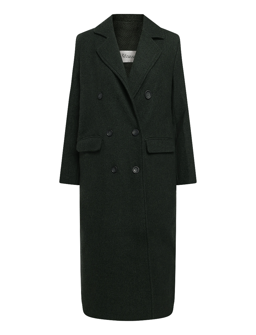 My Essential Wardrobe - FrannieMW Coat - vinterjackor - douglas melange - 0