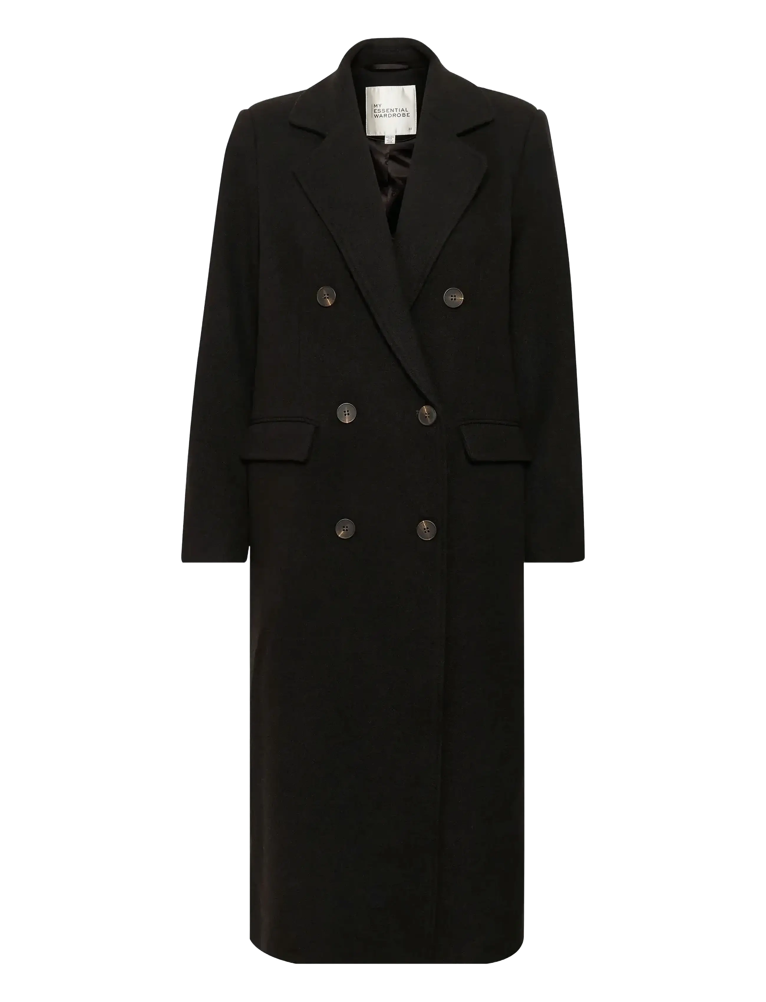 My Essential Wardrobe - FrannieMW Coat - overtøj - espresso melange - 1