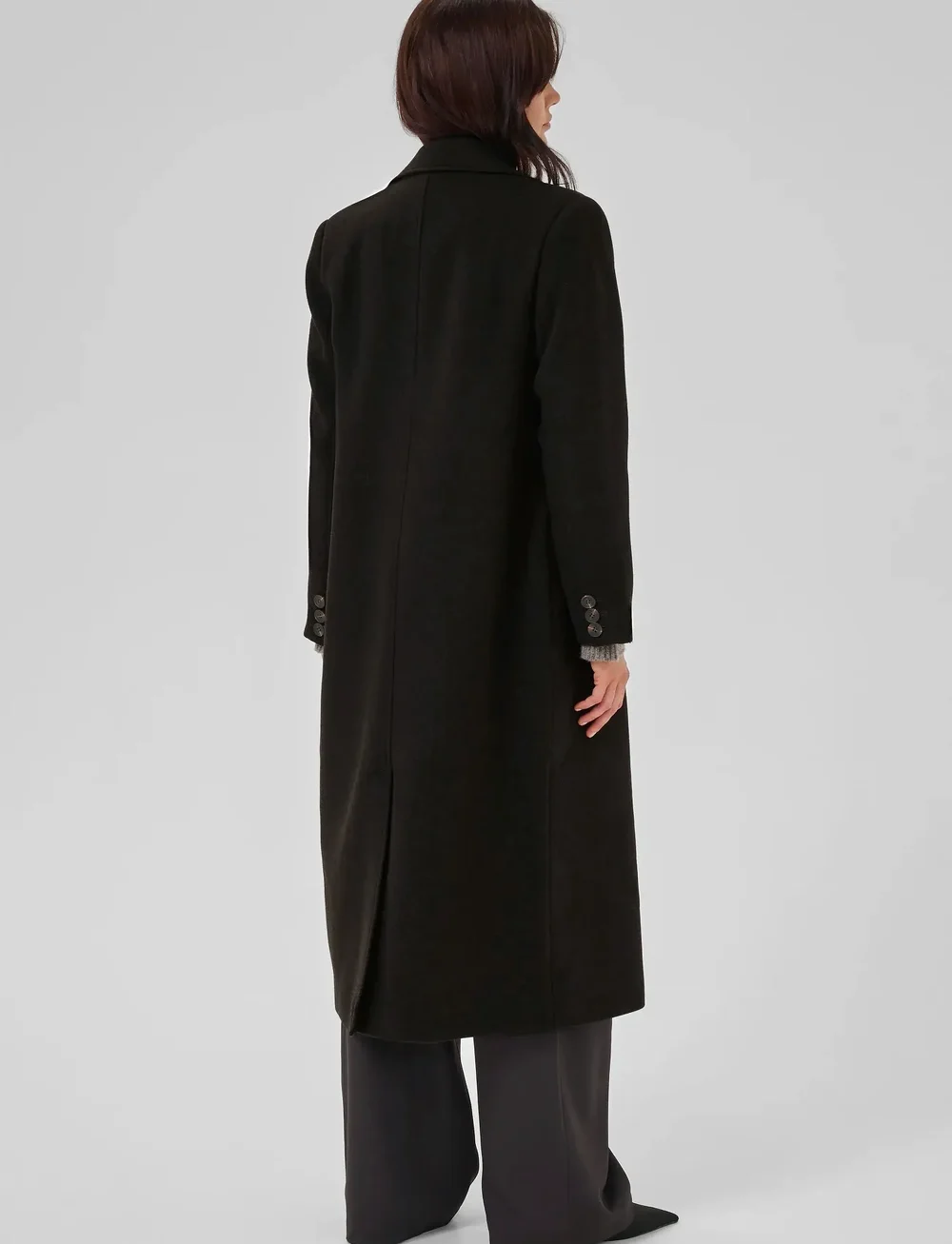 My Essential Wardrobe - FrannieMW Coat - ullkappor - espresso melange - 4