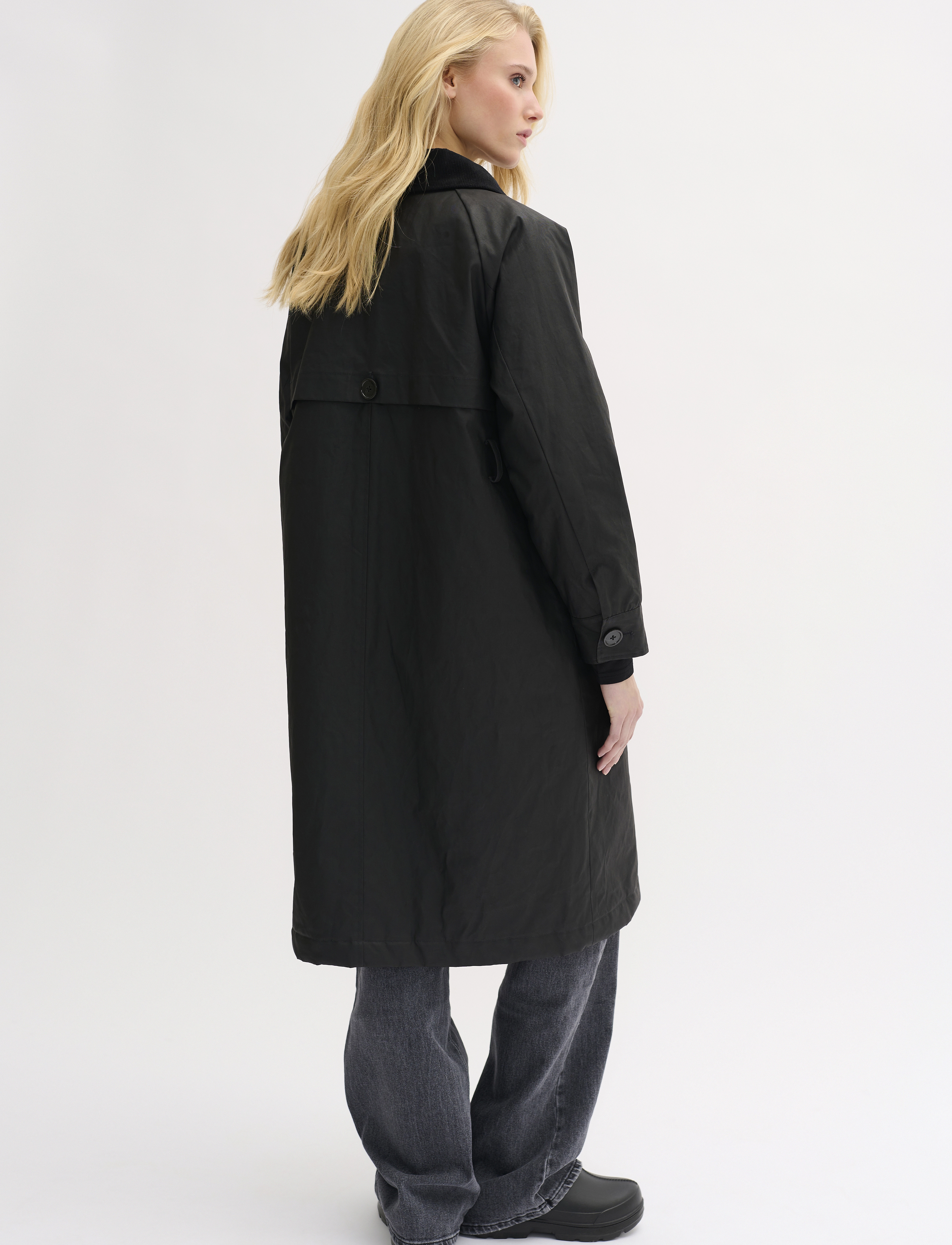 My Essential Wardrobe - GiannaMW Trenchcoat - frühlingsjacken - black - 3