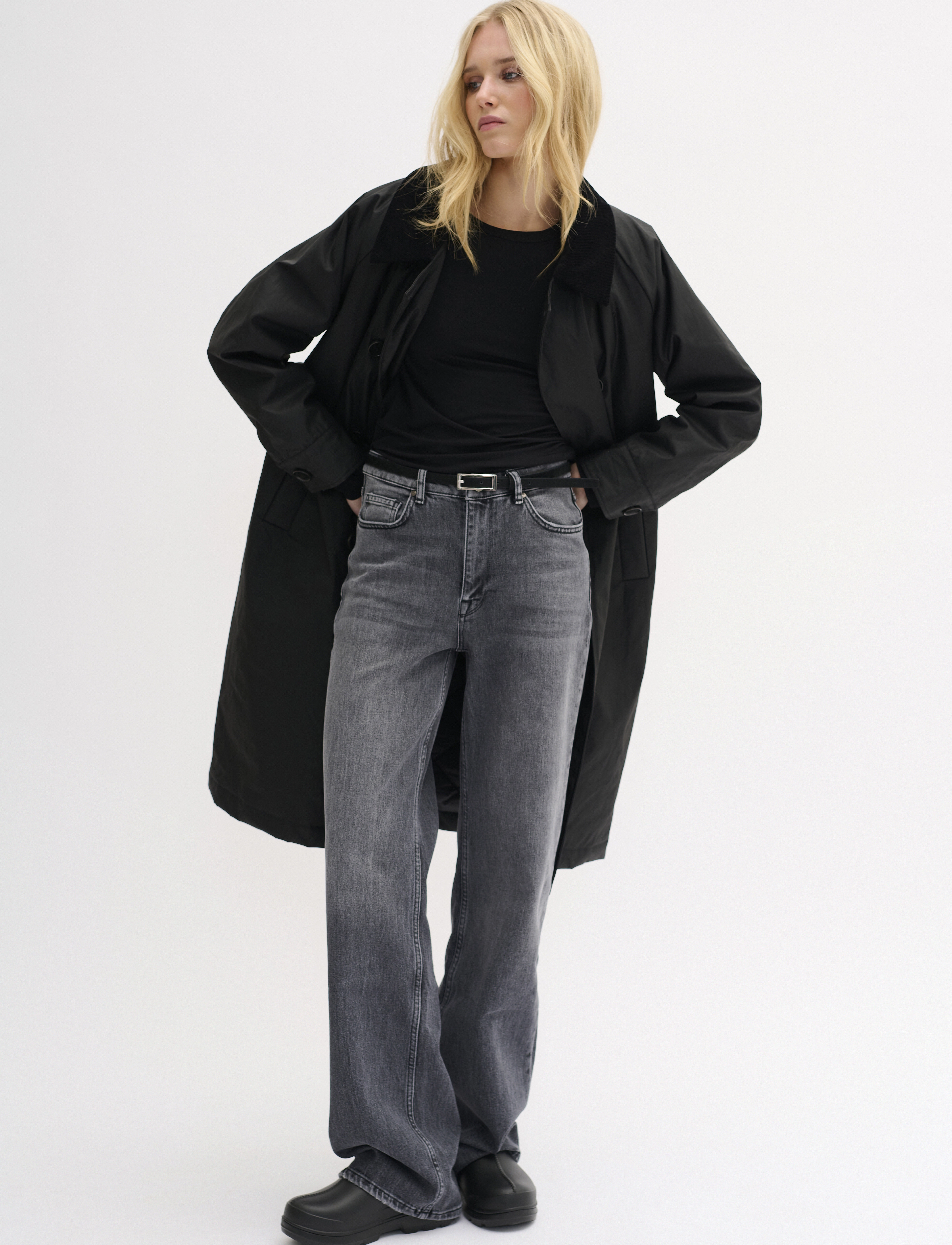 My Essential Wardrobe - GiannaMW Trenchcoat - frühlingsjacken - black - 4