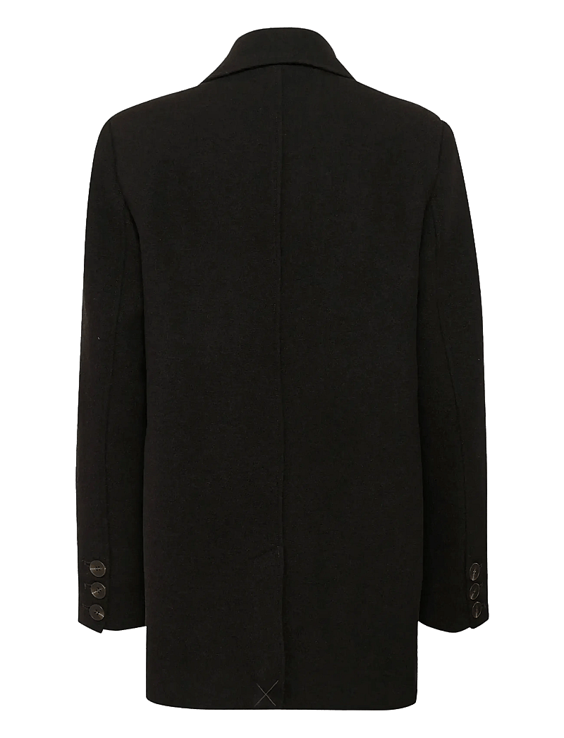 My Essential Wardrobe - FrannieMW Short Coat - ulljackor - espresso melange - 2